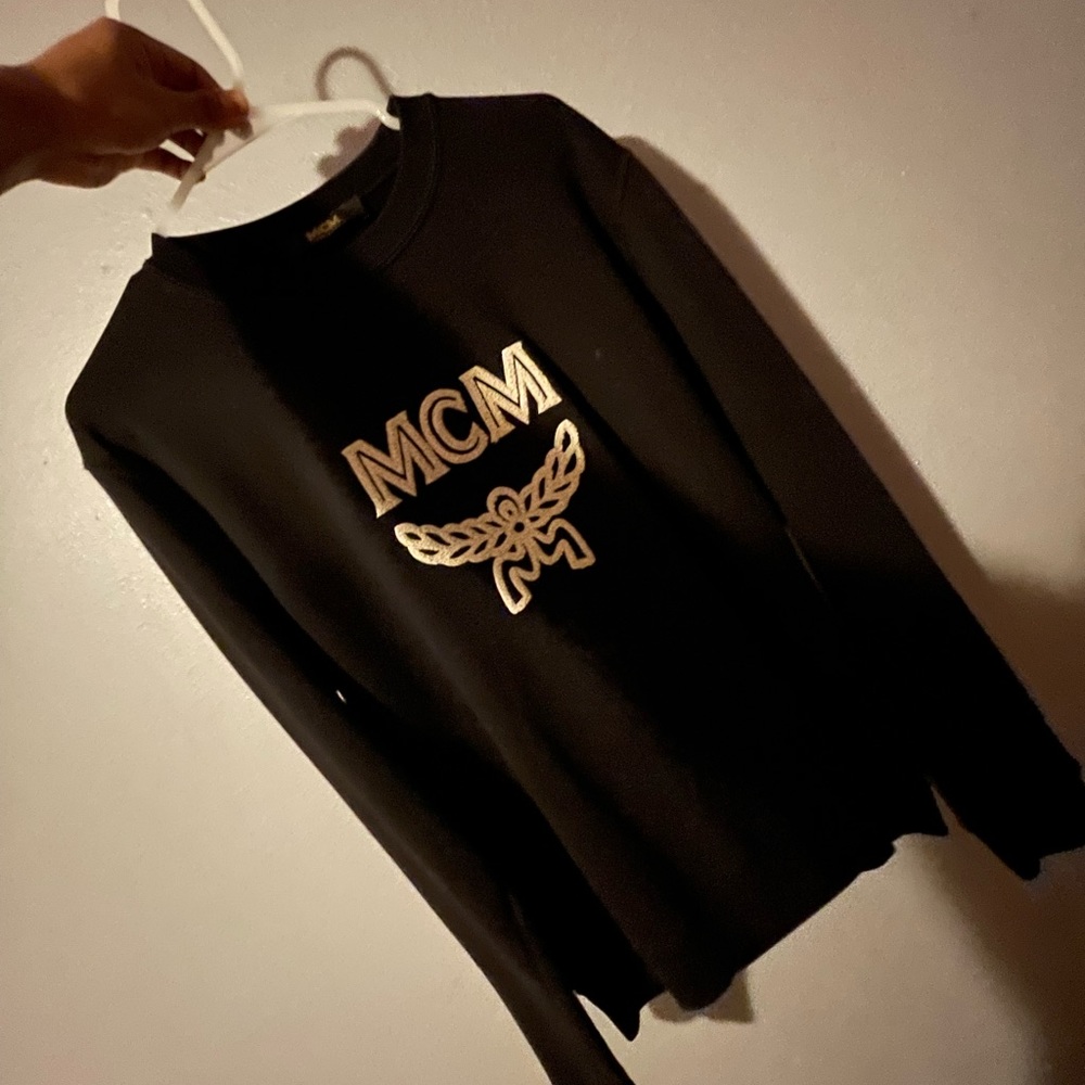 Mcm embroidered crewneck